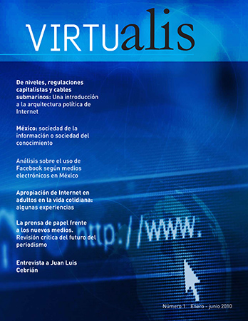 					Ver Vol. 1 Núm. 1 (2010): Hacia la Sociedad de la Información
				